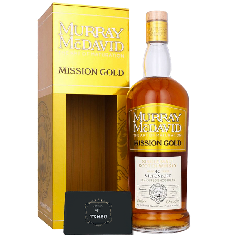 Miltonduff 40Y (1982-2024) Ex-Bourbon Hogshead 43.6 Limited Release - Mission Gold &quot;Murray McDavid&quot;