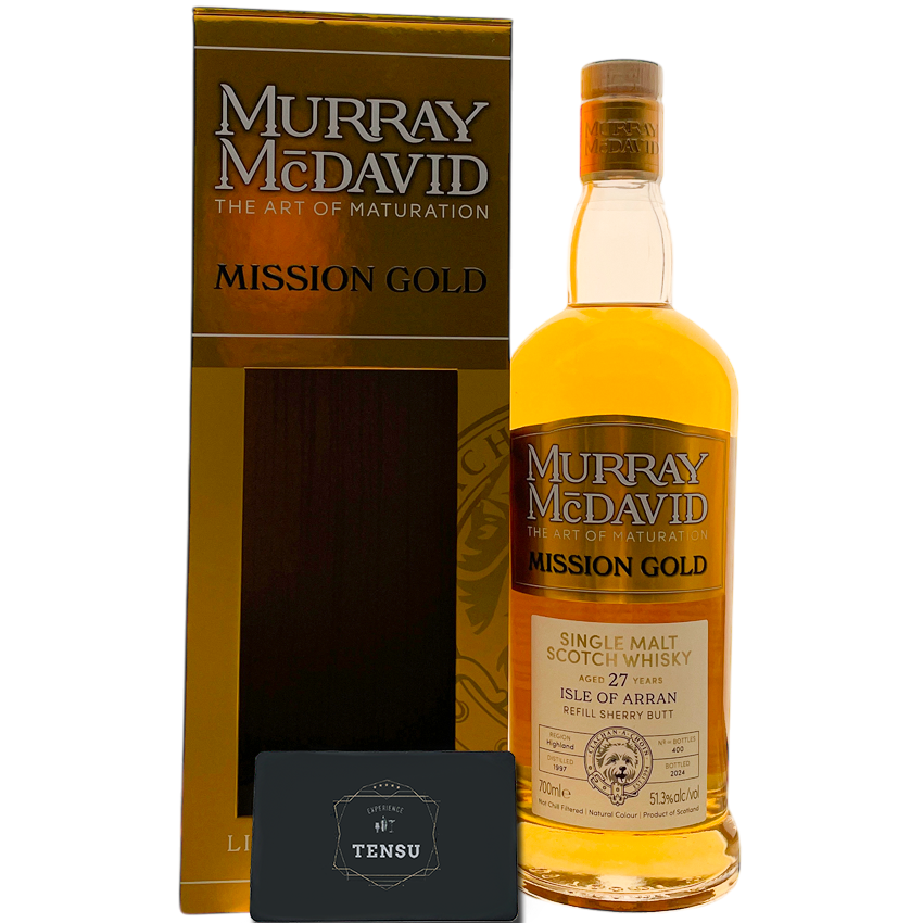 Arran 27Y (1997-2024) Refill Sherry Butt 51.3 Limited Release - Mission Gold &quot;Murray McDavid&quot;