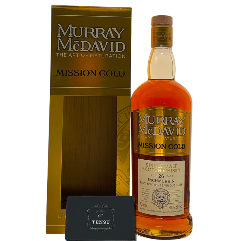 Inchmurrin 26Y (1998-2024) Pinot Noir Wine Barrique Finish 50.3 Limited Release - Mission Gold &quot;Murray McDavid&quot;