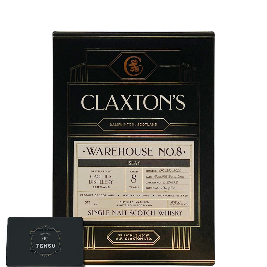 Caol Ila 8Y (2016-2025) Fresh PX Sherry Octave Warehouse No.8 55.6 &quot;Claxton&#39;s&quot;