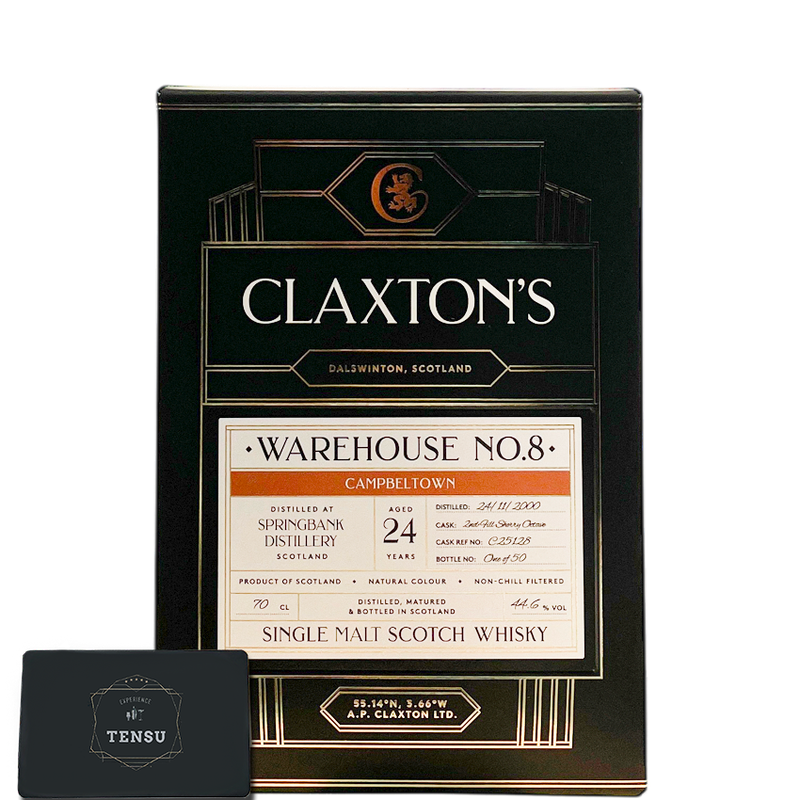 Springbank 24Y (2000-2025) 2nd Fill Sherry Octave Warehouse No.8 44.6 &quot;Claxton&#39;s&quot;