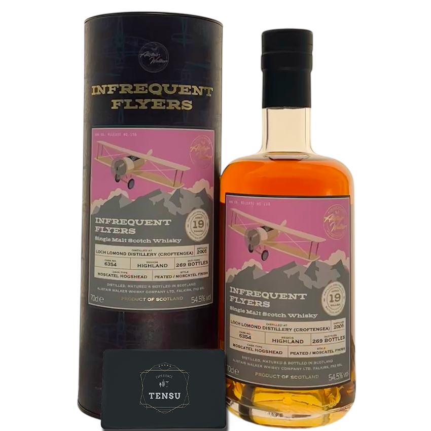 Croftengea / Loch Lomond 19Y (2005-2024) Peated Moscatel Hogshead 54.5 B17 IFFN°156 &quot;Alistair Walker Whisky Company&quot;
