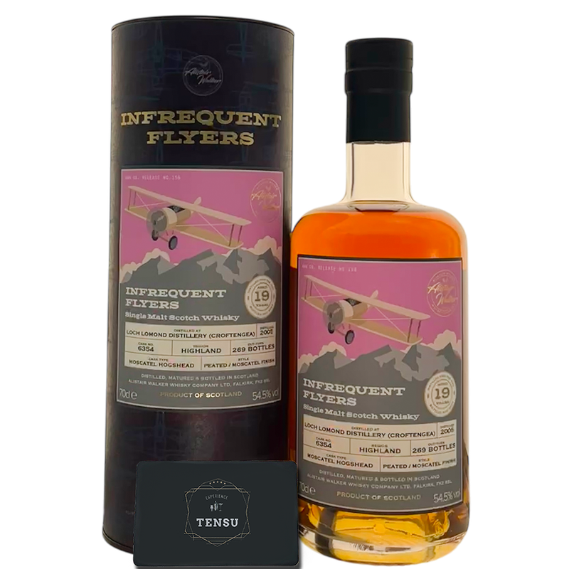 Croftengea / Loch Lomond 19Y (2005-2024) Peated Moscatel Hogshead 54.5 B17 IFFN°156 &quot;Alistair Walker Whisky Company&quot;