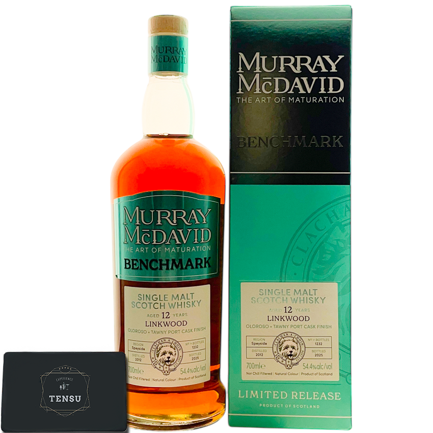 Linkwood 12Y (2012-2025) Bourbon Hogshead &amp; 1st fill Oloroso + Tawny Port Finish 54.4 Benchmark &quot;Murray McDavid&quot;