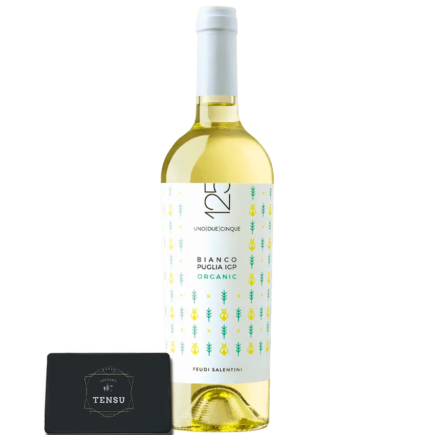 Feudi Salentini 125 Bianco Puglia Organic (2023) 12.5 IGP Leporano Puglia