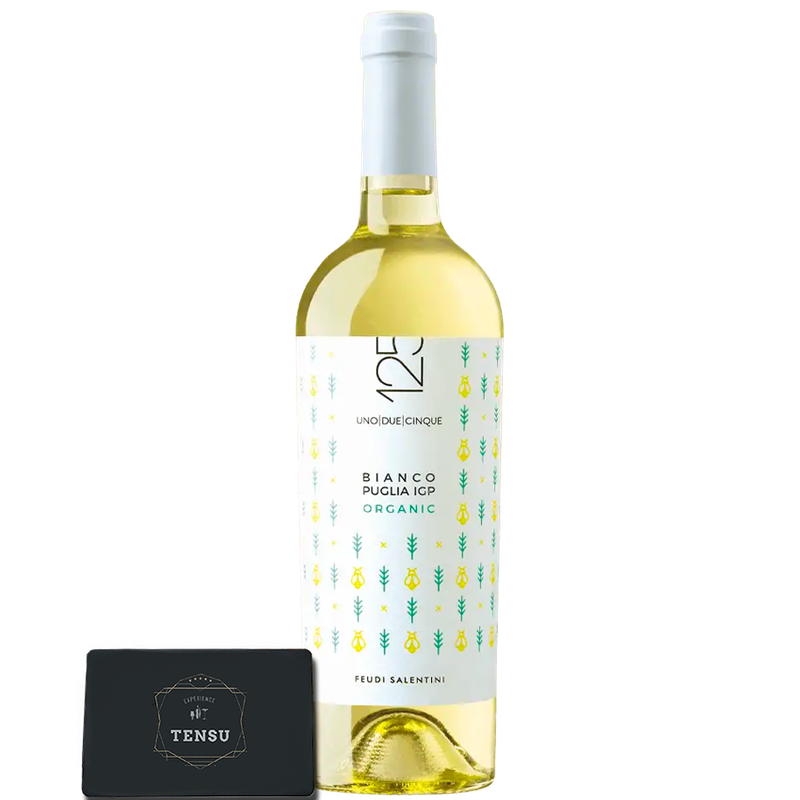 Feudi Salentini 125 Bianco Puglia Organic (2023) 12.5 IGP Leporano Puglia