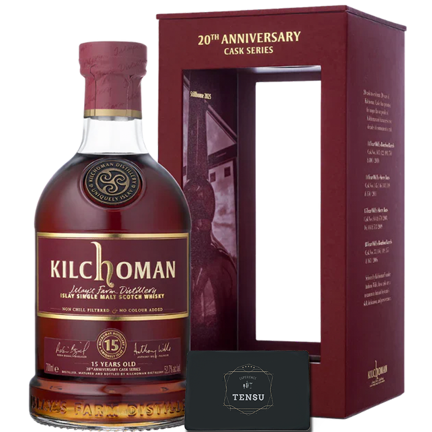 Kilchoman 15Y 20th Anniversary Bottling (2008/2009-2025) 5 Ex-Oloroso Sherry Butts 52.7 &quot;OB&quot;