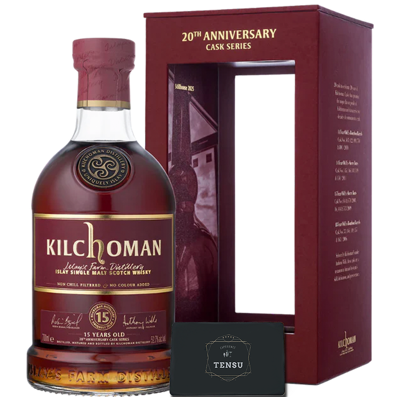 Kilchoman 15Y 20th Anniversary Bottling (2008/2009-2025) 5 Ex-Oloroso Sherry Butts 52.7 &quot;OB&quot;