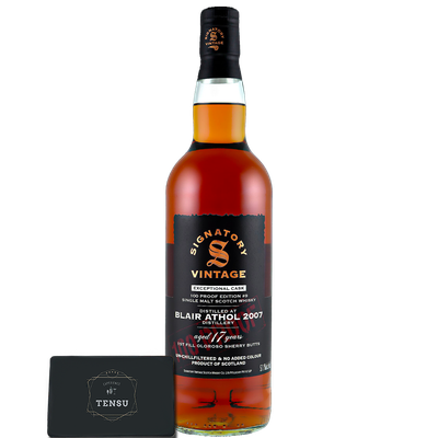 Blair Athol 17Y (2007-2025) 1st Fill Oloroso Sherry Butts Exceptional Cask 100 Proof #9 57.1 &quot;Signatory&quot;