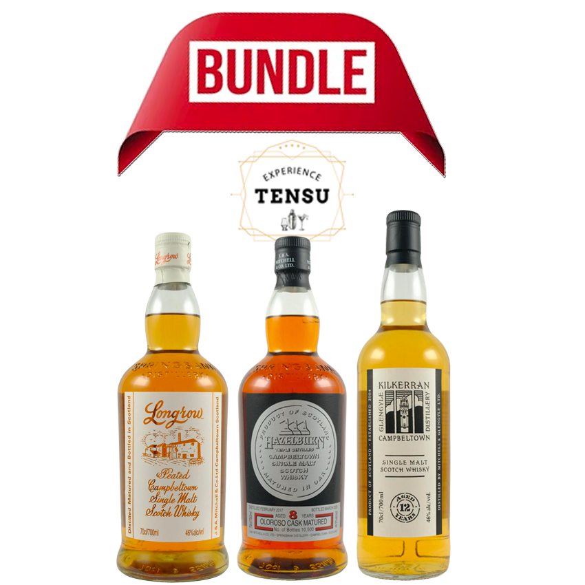 Springbank Bundle (Longrow Peated + Hazelburn 8Y Oloroso + Kilkerran 12Y) 3x70cl &quot;OB&quot;