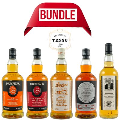 Springbank Bundle (Springbank 10Y + Springbank 12Y CS + Longrow Peated + Hazelburn 8Y Oloroso + Kilkerran 12Y) 5x70cl &quot;OB&quot;