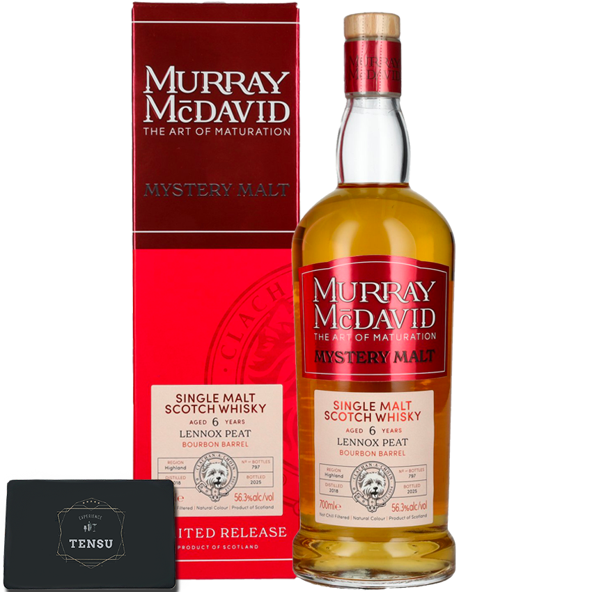 Lennox Peat 6Y (2018-2025) Bourbon Barrel 56.3 Mystery Malt &quot;Murray McDavid&quot;