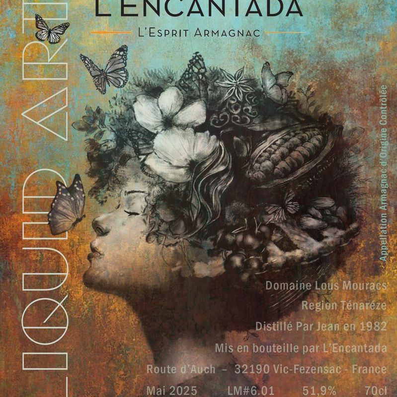 Armagnac-Ténarèze Lous Mouracs L’Encantada (1982-2025) 51.9 &quot;Liquid Art&quot;