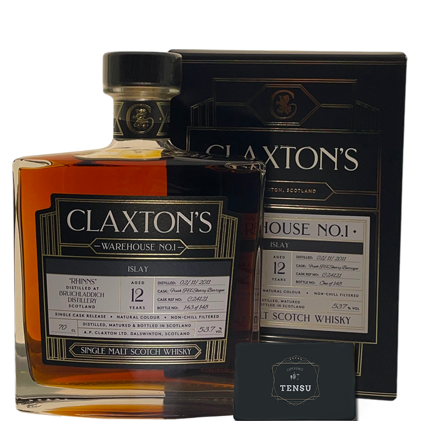 Bruichladdich 12Y Rhinns (2011-2024) Fresh PX Sherry Barrique 53.7 Warehouse No.1 &quot;Claxton&#39;s&quot;