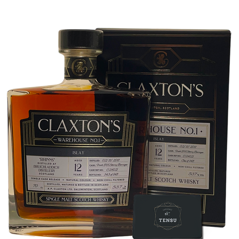 Bruichladdich 12Y Rhinns (2011-2024) Fresh PX Sherry Barrique 53.7 Warehouse No.1 &quot;Claxton&#39;s&quot;