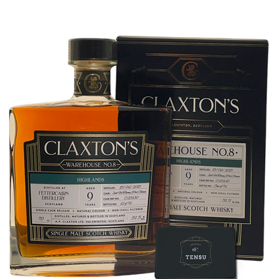 Fettercairn 9Y (2015-2025) 2nd Fill Tawny Port Octave 51.5 Warehouse No.8 &quot;Claxton&#39;s&quot;