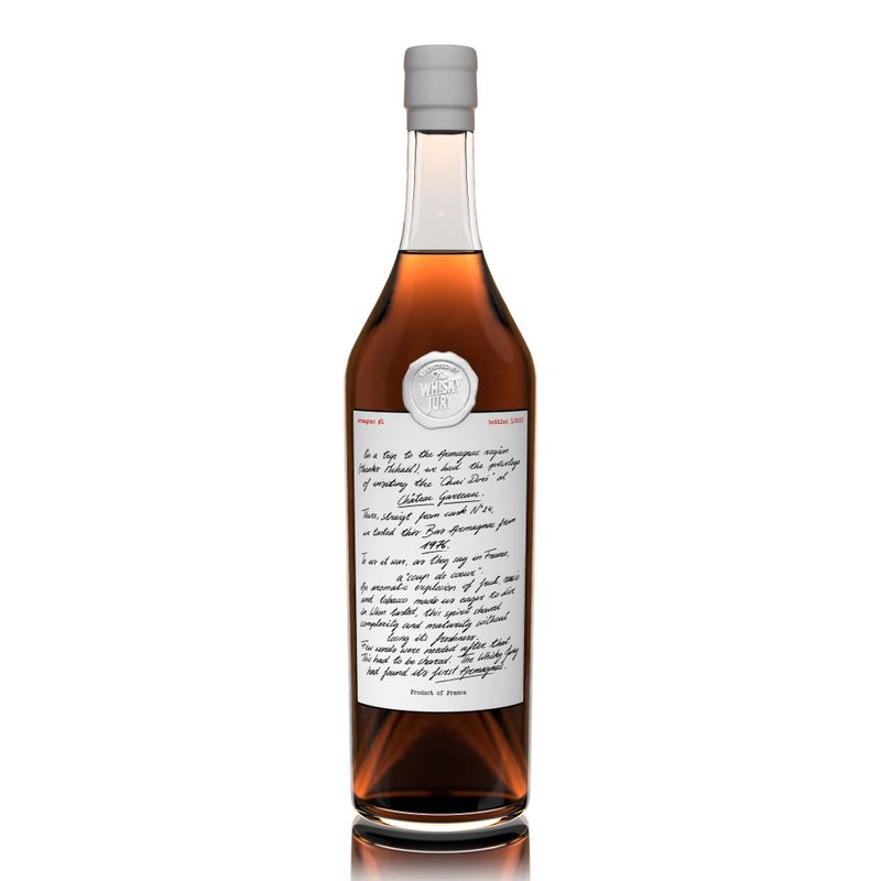 Bas-Armagnac Chateau Garreau Vintage (1976-2025) Cask 24 50.1 "The Whisky Jury"