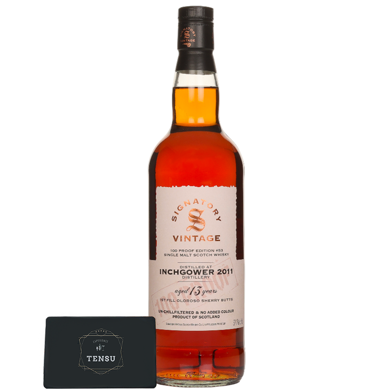 Inchgower 13Y (2011-2025) 1st Fill Oloroso Sherry Butts 57.1 100 Proof #53 &quot;Signatory&quot;