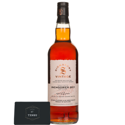 Inchgower 13Y (2011-2025) 1st Fill Oloroso Sherry Butts 57.1 100 Proof #53 &quot;Signatory&quot;