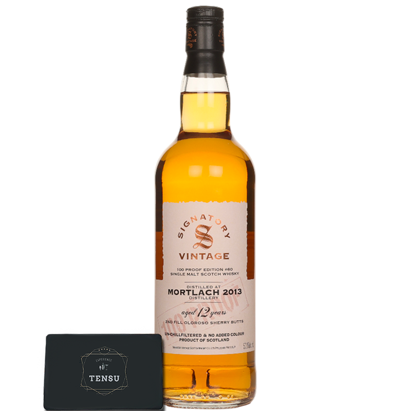 Mortlach 12Y 100 PROOF Edition #60 (2013-2025) 2nd Fill Oloroso Sherry Butts 57.1 &quot;Signatory&quot;