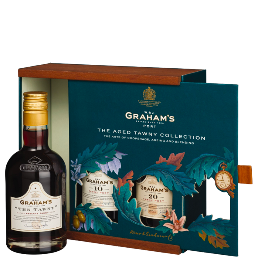 Graham&#39;s Port - The Aged Tawny Collection - 3x20CL Giftpack &quot;OB&quot;