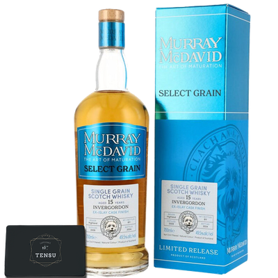 Invergordon 15Y (2009-2024) Bourbon Hogshead &amp; 1st Fill Ex-Islay Cask 49.5 Limited Release - Select Grain &quot;Murray McDavid&quot;