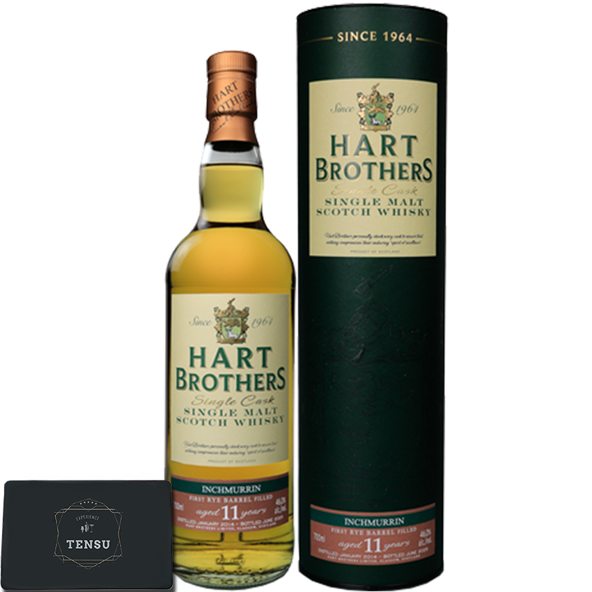 Inchmurrin 11Y (2014-2025) 1st Rye Barrel Filled 46.0 SC &quot;Hart Brothers&quot;