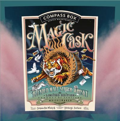 Compass Box Magic Cask  -Limited Edition- Blended Malt Scotch Whisky (2020) 1st Fill Bourbon &amp; 1st Fill Sherry 46.0 &quot;Compass Box&quot;