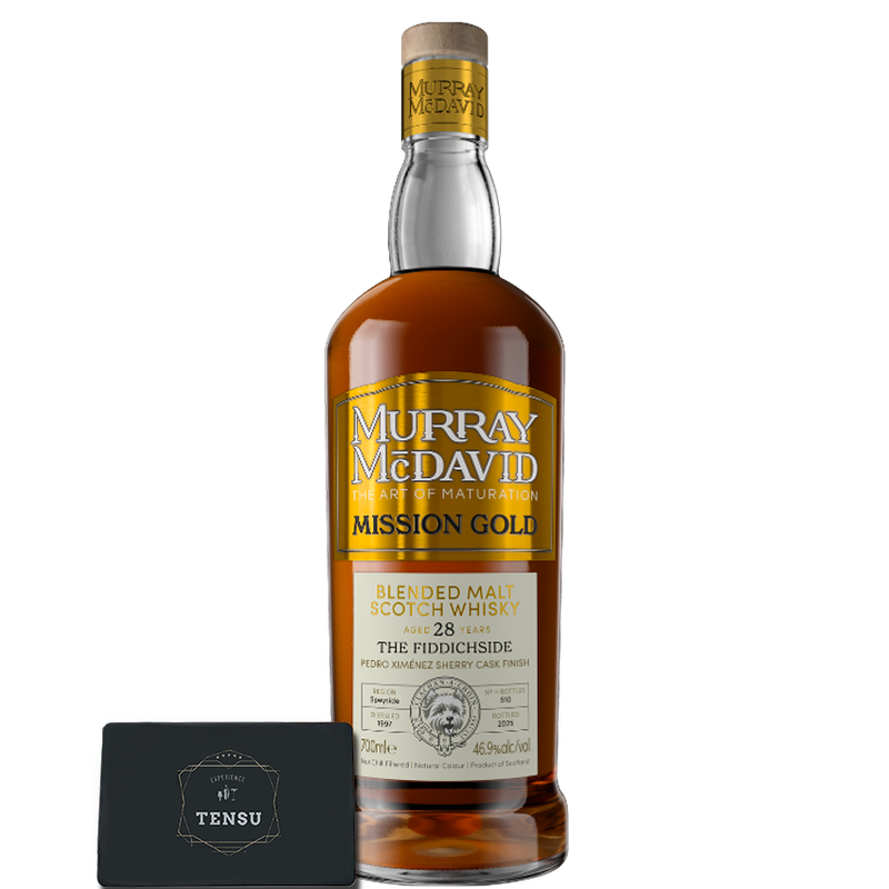 The Fiddichside 28Y (1997-2025) PX Sherry Cask Finish 46.9 Mission Gold &quot;Murray McDavid&quot;