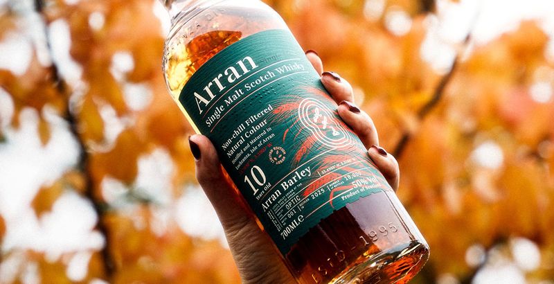 Arran 10Y Arran Barley (2025) 1st Fill Bourbon Barrels &amp; 2nd Fill Sherry Hogsheads Batch 001 50.0 "OB"