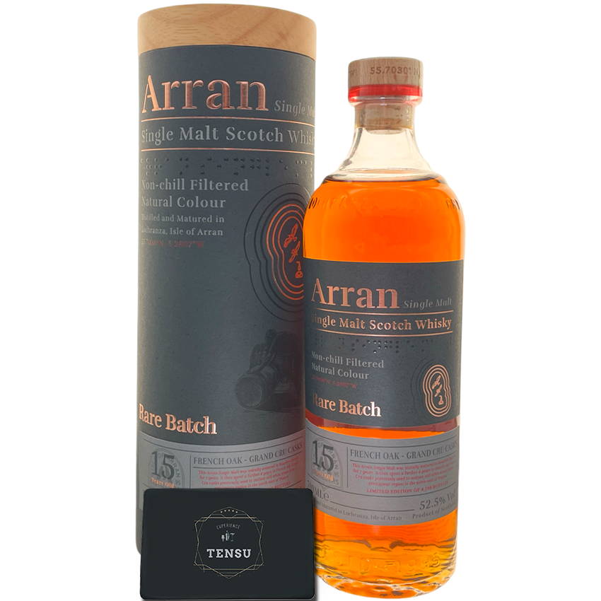 Arran 15Y - Rare Batch - French Oak Grand Cru Casks (2025) 52.5 &quot;OB&quot;