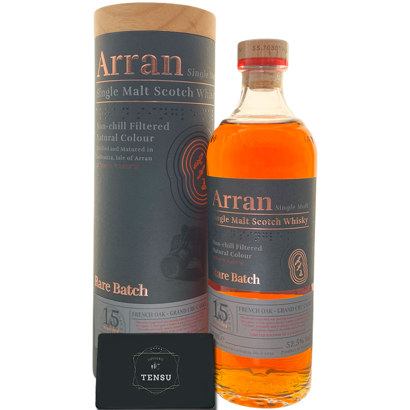 Arran 15Y - Rare Batch - French Oak Grand Cru Casks (2025) 52.5 &quot;OB&quot;