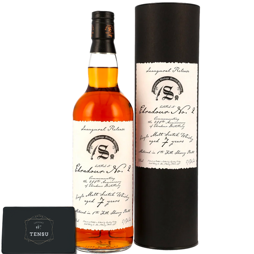 Edradour No.2 Inaugural Release 7Y (2018-2025) 1st Fill Sherry Butts 57.1 "Signatory"