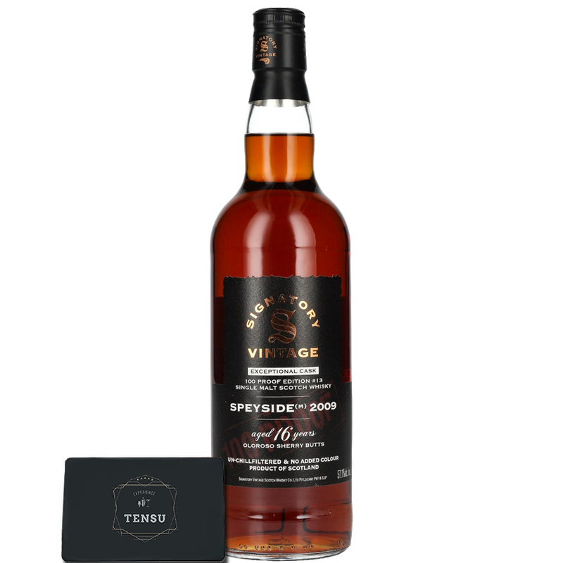 Speyside (M) 16Y (2009-2025) Oloroso Sherry Butts 57.1 Exceptional Cask 100 Proof #13 &quot;Signatory&quot;