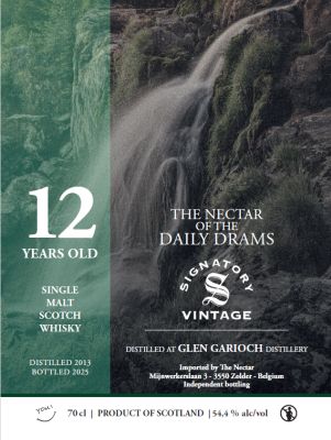 Glen Garioch 12 Years Old (2013-2025) 54.4 Daily Drams &quot;The Nectar&quot;