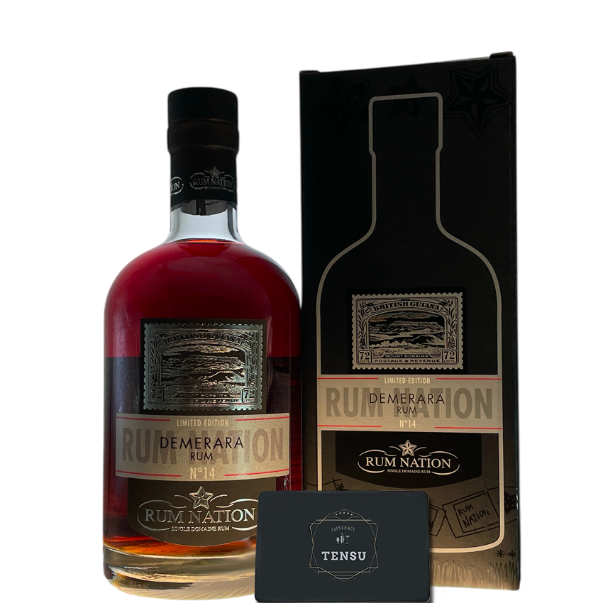 Rum Nation - Demerara Solera Rum N°14 (2023) Bourbon &amp; 12M Fresh PX &amp; Oloroso Sherry 40.0 &quot;Rossi &amp; Rossi&quot;