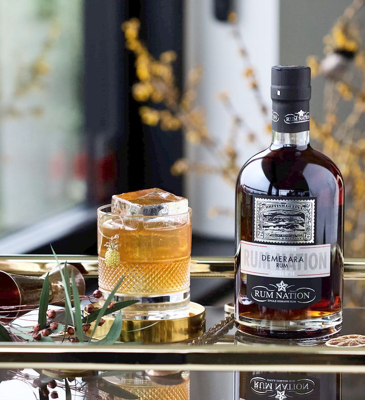 Rum Nation - Demerara Solera Rum N°14 (2023) Bourbon &amp; 12M Fresh PX &amp; Oloroso Sherry 40.0 "Rossi &amp; Rossi"