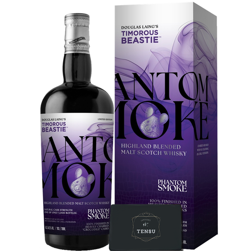 Timorous Beastie Phantom Smoke (2025) 100% Heavily Charred Crocodile Cask Finish 54.2 CS &quot;Douglas Laing&#39;s&quot;