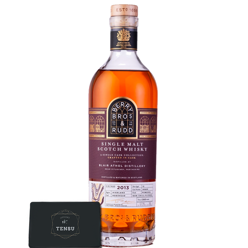 Blair Athol 12Y (2013-2025) Hogshead &amp; Pomerol Cask Finish 57.3 SC Crafted In Cask &quot;Berry Bros &amp; Rudd&quot;