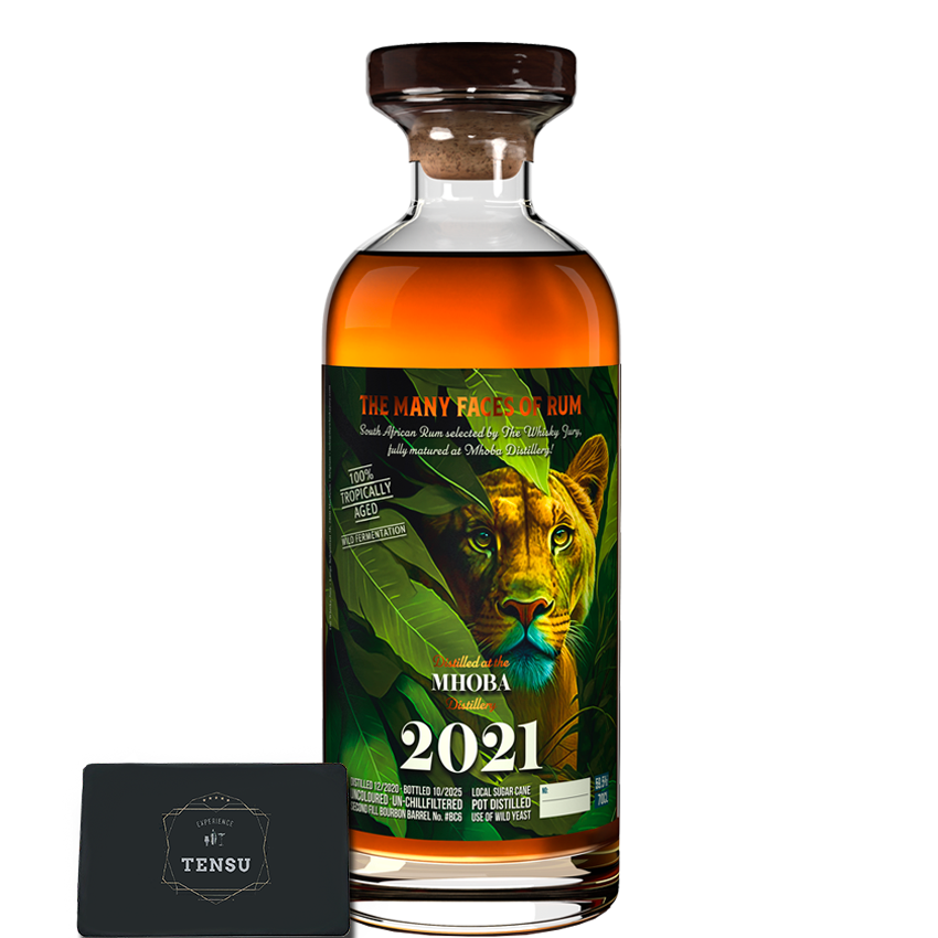 Mhoba 2021 (2020-2025) 2nd Fill Bourbon Barrel 59.5 N°142 TMFOR EU Exclusive "The Whisky Jury"