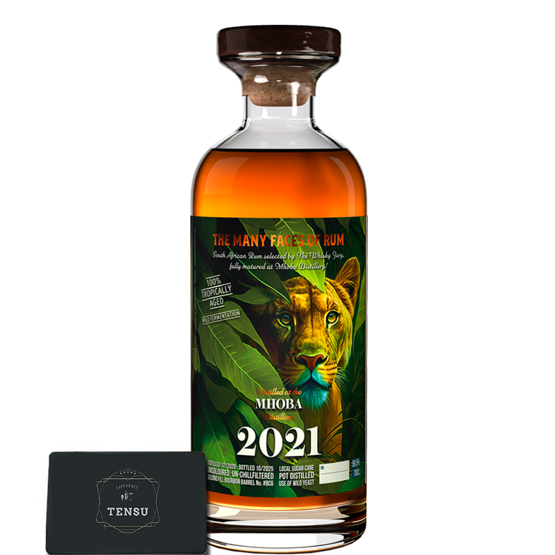 Mhoba 2021 (2020-2025) 2nd Fill Bourbon Barrel 59.5 N°142 TMFOR EU Exclusive "The Whisky Jury"