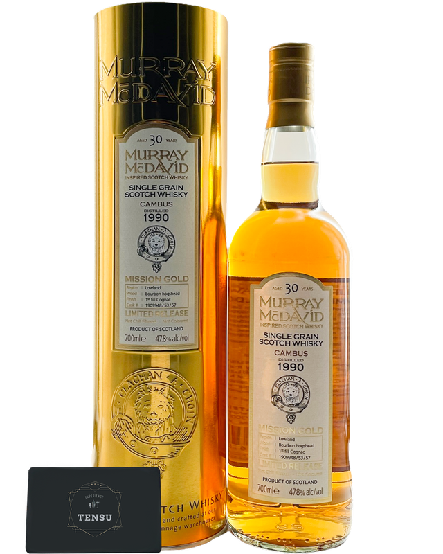 Cambus 30Y (1990) 1st Fill Cognac Finish 47.8 "Murray McDavid"