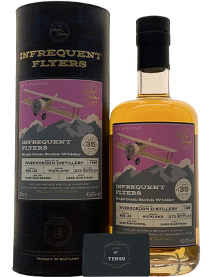 Invergordon 35Y (1988-2023) Dark Rum Barrel 43.0 N°123 "Infrequent Flyers" AWWC