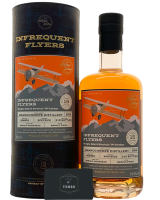 Mannochmore 15Y (2008-2023 Barolo Hogshead 54.5 N° 127 "Infrequent Flyers" AWWC
