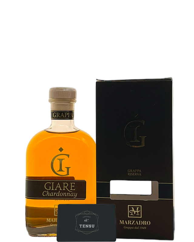 Grappa Marzadro Giare Chardonnay Riserva Monovitigno 45.0 (20CL) "OB"