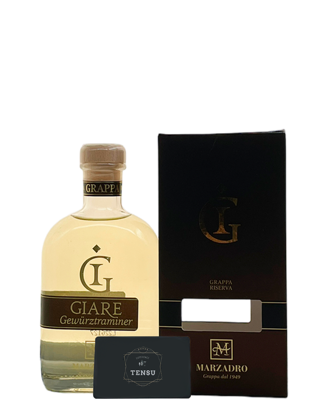 Grappa Marzadro Giare Gewürztraminer Riserva Monovitigno 41.0 (20CL) "OB"