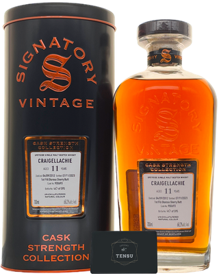 Craigellachie 11Y (2012-2023) 1st Fill Oloroso Sherry Butt 68.2 CSC "Signatory"