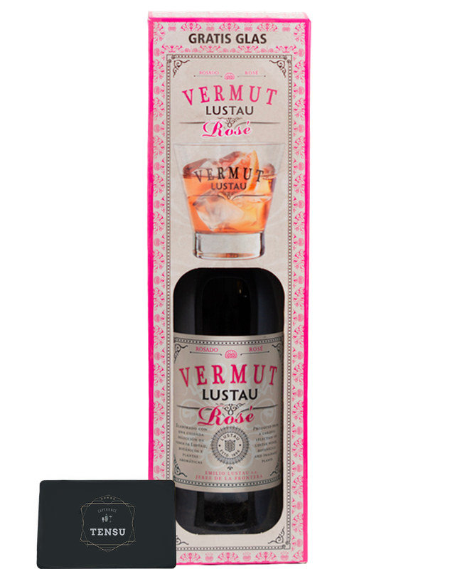 Vermut Rosé Lustau + Glas 15.0% (0.75 Liter)