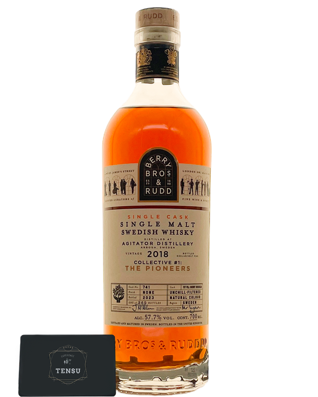 Agitator Distillery (2018-2023) Single Cask #741 CL#1 THE PIONEERS 57.7 "Berry Bros &amp; Rudd"