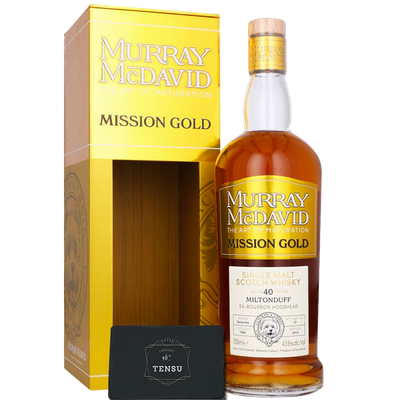 Miltonduff 40Y (1982-2024) Ex-Bourbon Hogshead 43.6 Limited Release - Mission Gold "Murray McDavid"